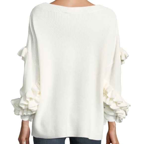 NWT Frame Ruffle Dolman Sweater - Picture 2 of 8